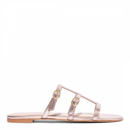 Rose Grecian Buckle Flat Sandals - Stuart Weitzman - Modalova