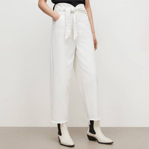 White Sammy Paperbag Jeans - AllSaints - Modalova