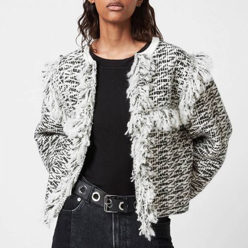 Ashley Tassel Wool Blend Jacket - AllSaints - Modalova