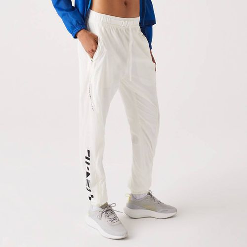 White Side Logo Shell Joggers - Lacoste - Modalova