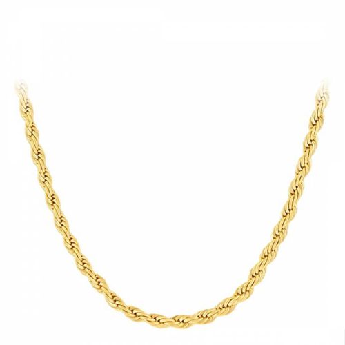 K Gold Twist Chain Necklace - Stephen Oliver - Modalova