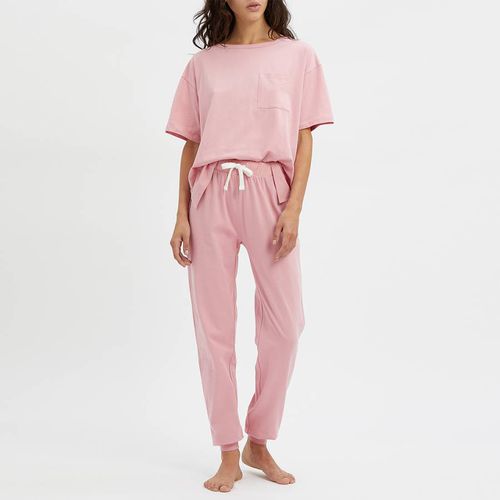 Pink Cotton Short Sleeve Pyjama Set - NÂ°Â· Eleven - Modalova