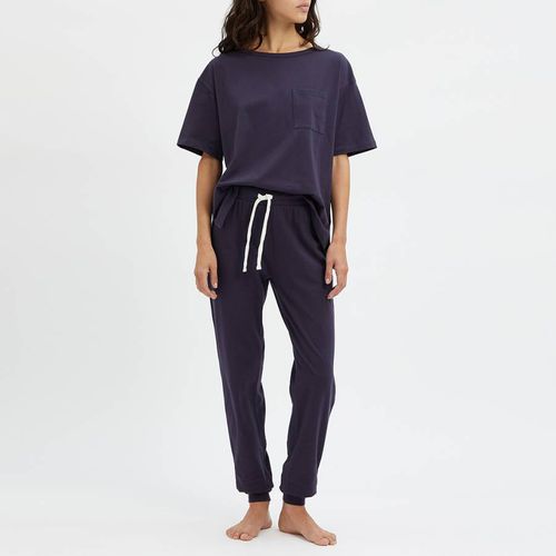 Navy Cotton Short Sleeve Pyjama Set - NÂ°Â· Eleven - Modalova
