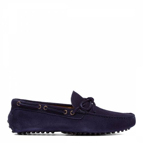 Navy Toledo Suede Moccassins - Oliver Sweeney - Modalova