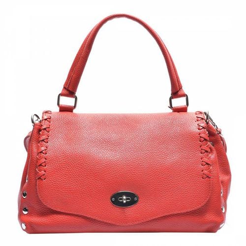 Red Leather Handbag - Mangotti - Modalova