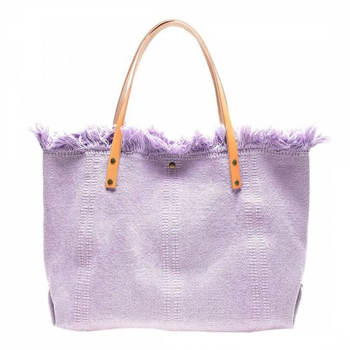Purple Leather Tote Bag - Renata Corsi - Modalova