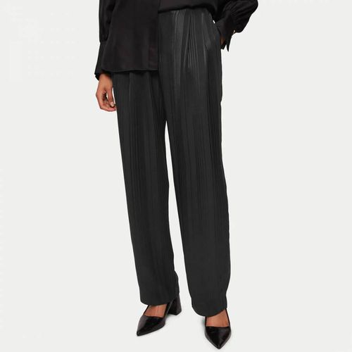 Black Striped Wide Leg Trousers - Jigsaw - Modalova