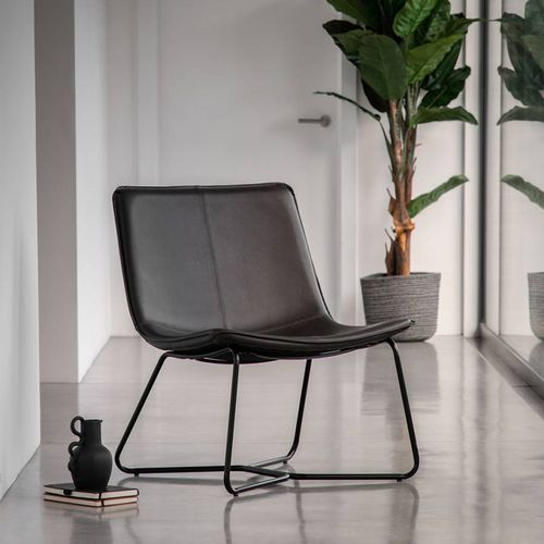 Alexandra Lounge Chair Charcoal - Gallery Living - Modalova
