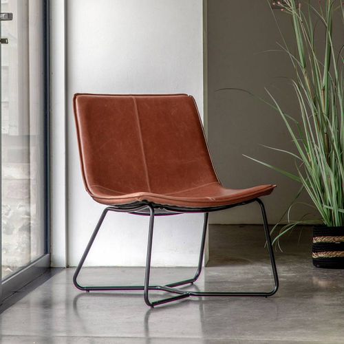 Alexandra Lounge Chair Brown - Gallery Living - Modalova