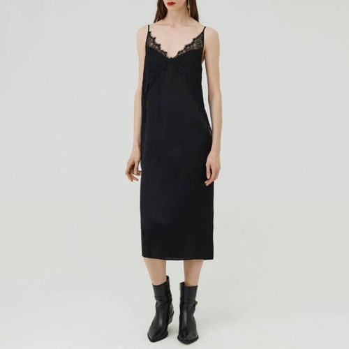 Black Cervo Silk Blend Dress - Marella - Modalova