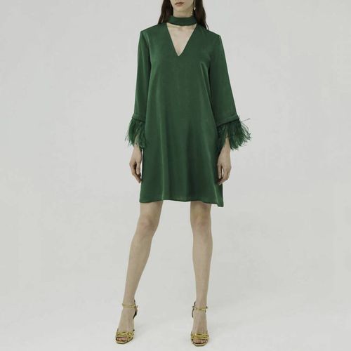 Green Egizio Feather Dress - Marella - Modalova