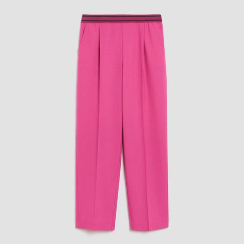 Pink Turchese Wool Blend Trouser - Max&Co. - Modalova