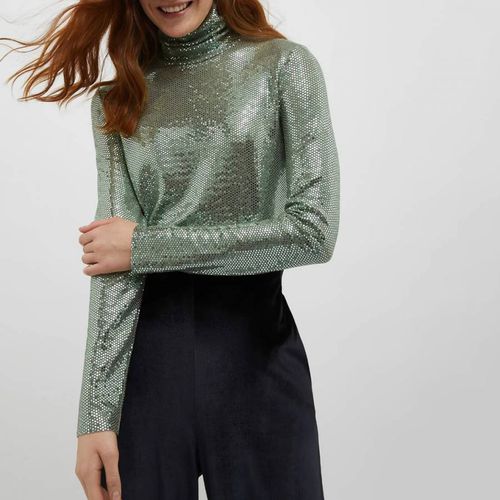 Green Glitter Long Sleeve Top - Max&Co. - Modalova