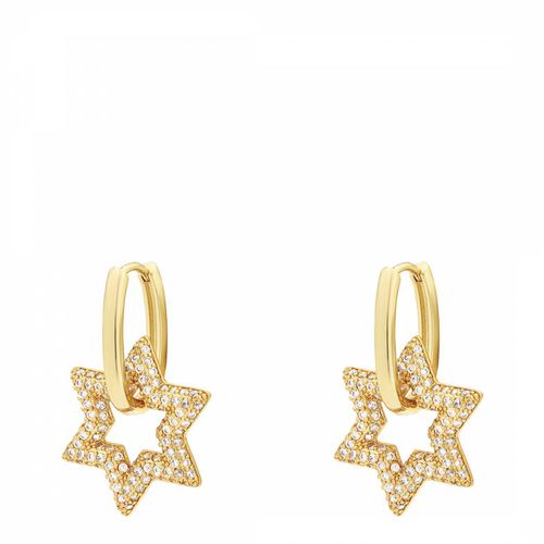 K Gold Sydney Earrings - MeMe London - Modalova