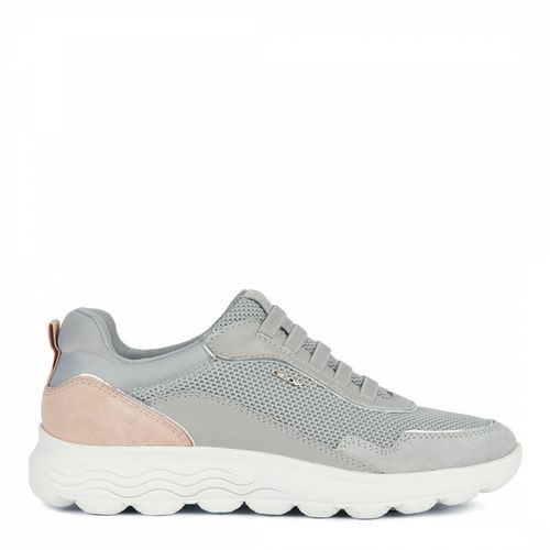 Grey Spherica Nappa Trainers - Geox - Modalova