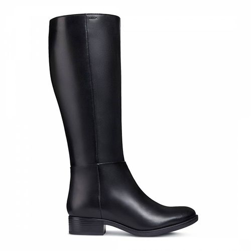 Black Felicity Leather Long Boots - Geox - Modalova