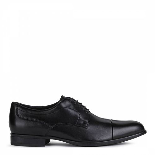 Black Iacopo Leather Derby Shoes - Geox - Modalova