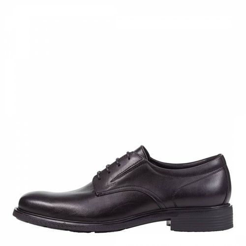Black Dublin Leather Smart Shoes - Geox - Modalova
