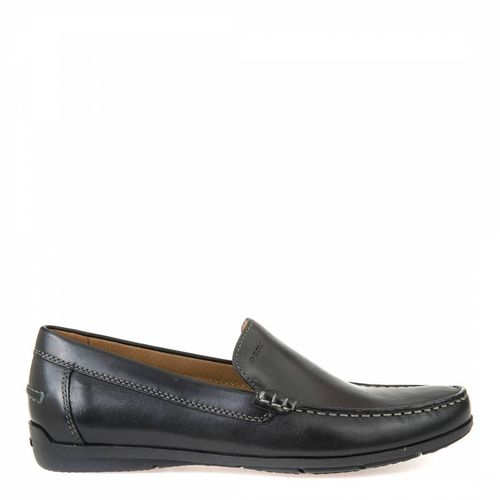 Black Siron Leather Moccasins - Geox - Modalova