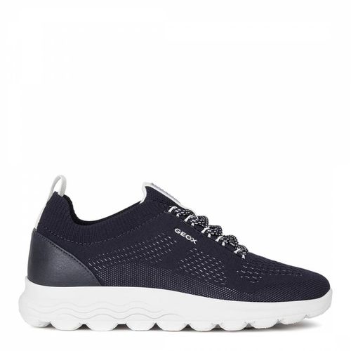 Navy Spherica Textile Trainers - Geox - Modalova