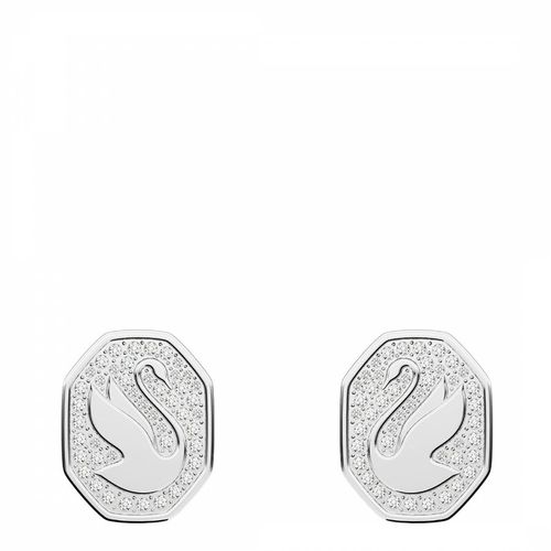 White Signum Crystal Earrings - SWAROVSKI - Modalova