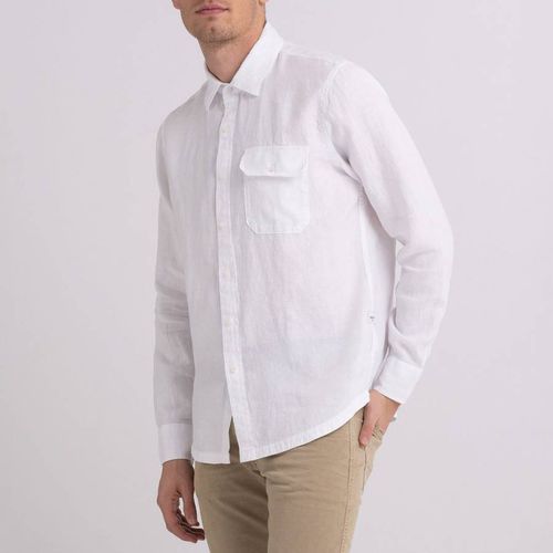 White Linen Shirt - Replay - Modalova