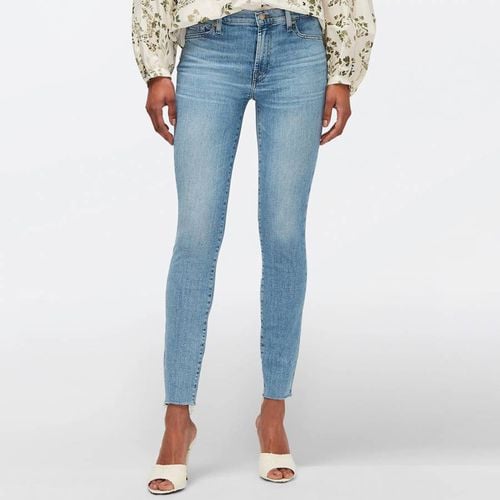 Light Blue Skinny Stretch Jeans - 7 For All Mankind - Modalova