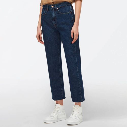 Indigo Logan Straight Stretch Jeans - 7 For All Mankind - Modalova