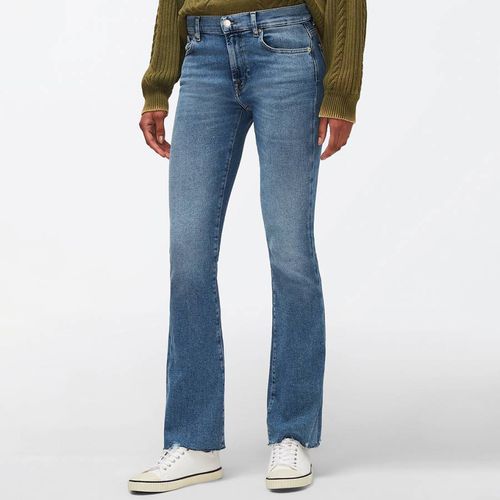 Mid Blue Bootcut Stretch Jeans - 7 For All Mankind - Modalova