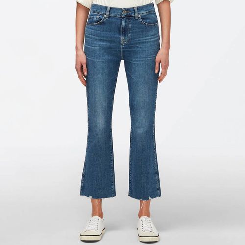 Light Crop Flared Stretch Jeans - 7 For All Mankind - Modalova
