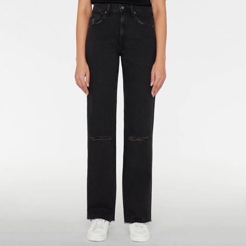 Black Tess Straight Stretch Jeans - 7 For All Mankind - Modalova