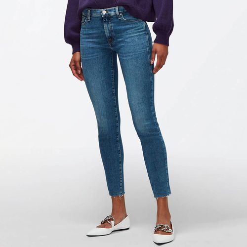 Mid High Waisted Skinny Stretch Jeans - 7 For All Mankind - Modalova