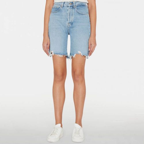 Light Blue Andy Denim Shorts - 7 For All Mankind - Modalova