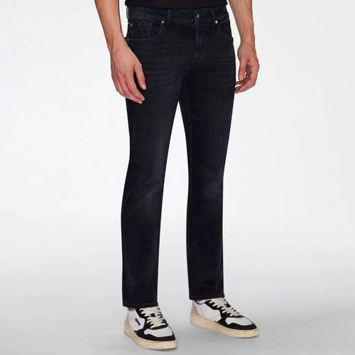 Black Tapered Stretch Jeans - 7 For All Mankind - Modalova