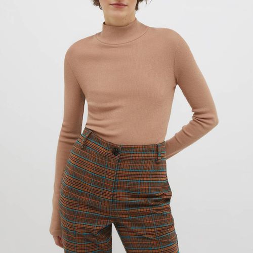 Camel Crescita Wool Blend Top - Max&Co. - Modalova