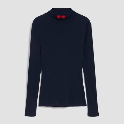 Navy Crescita Wool Blend Top - Max&Co. - Modalova