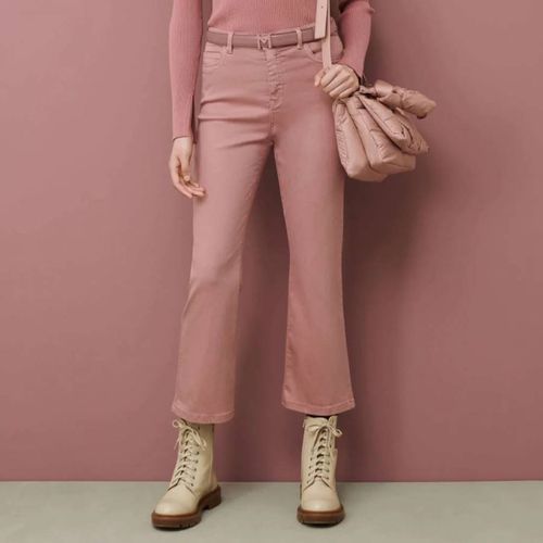 Pink Terme Cotton Blend Trouser - Marella - Modalova