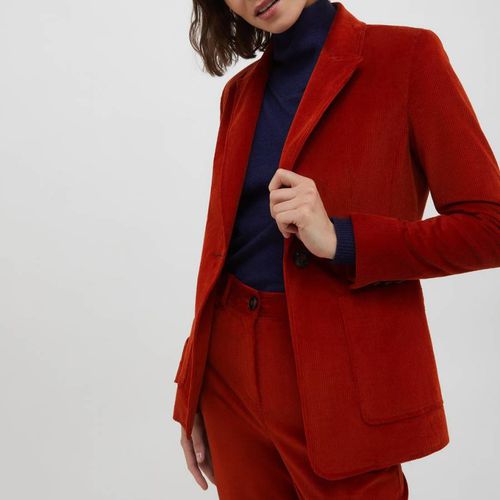 Red Appende Cotton Blend Blazer - Max&Co. - Modalova