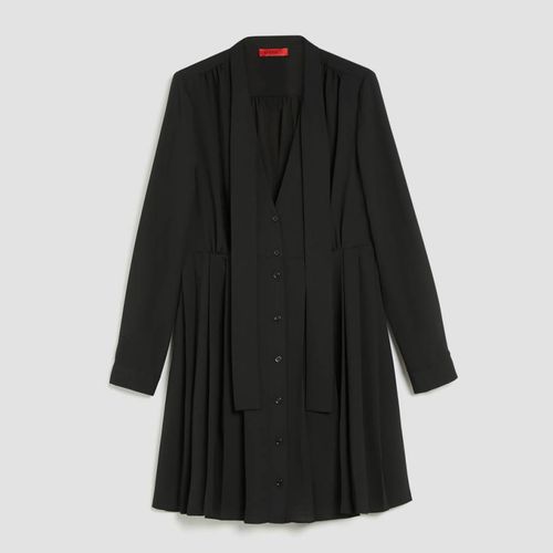 Black Liana Pleated Mini Dress - Max&Co. - Modalova