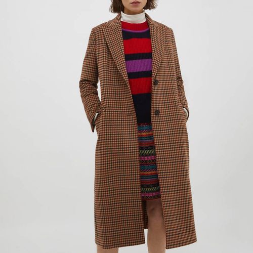 Multi Studioso Checked Wool Coat - Max&Co. - Modalova