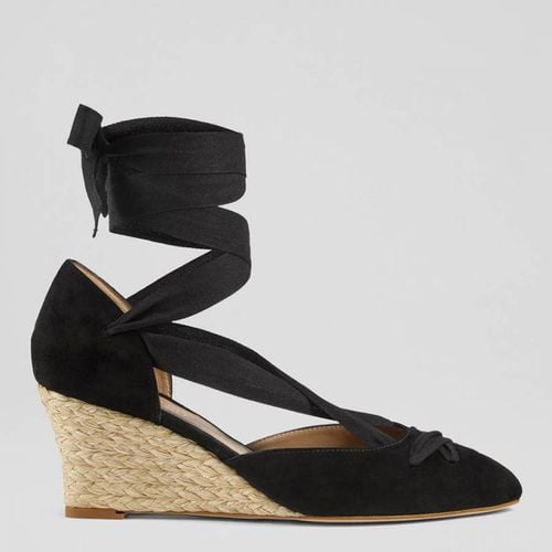 Black Lana Espadrille Wedges - L K Bennett - Modalova