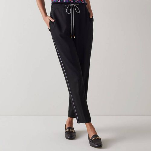 Black Elliot Straight Leg Trouser - L K Bennett - Modalova