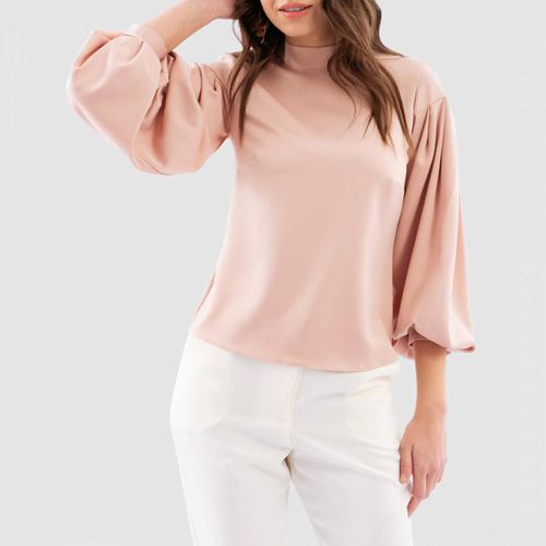 Pink Puff Sleeve Blouse - Closet - Modalova