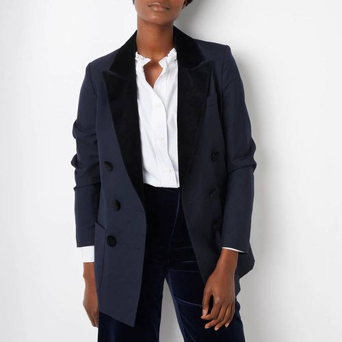 Navy Verity Wool Blend Blazer - Wyse - Modalova