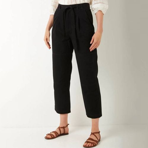 Talia Tie Waist Cotton Trousers - Wyse - Modalova