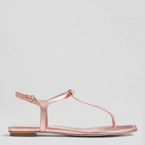 Pink Pale Rose Miley Flat Sandals - L K Bennett - Modalova