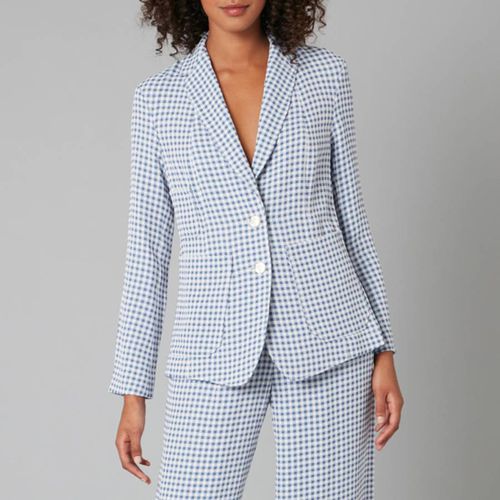 Blue Mabel Checked Blazer - Temperley London - Modalova