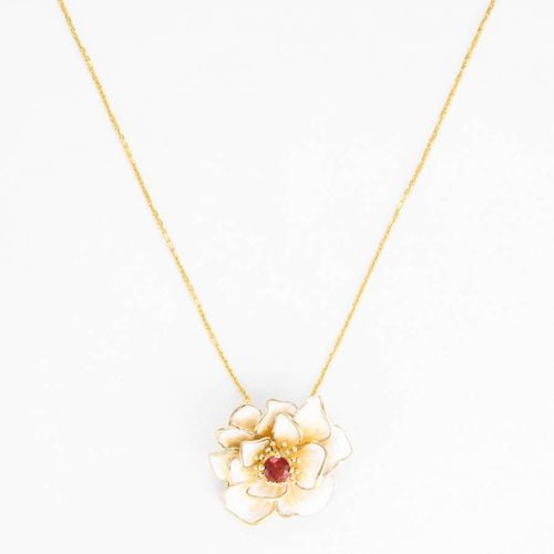 Yellow Flamboyant Flower" Pendant" - Diamantini - Modalova