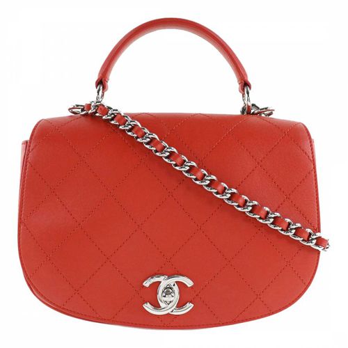Red Chanel Matrasse Shoulder Bag - Vintage Chanel - Modalova