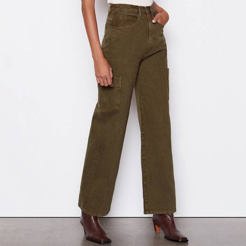 Khaki High Rise Baggy Pocket Jeans - Frame - Modalova